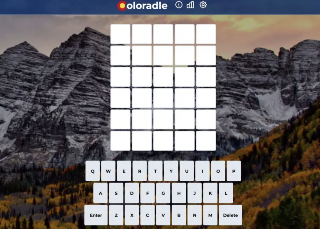 There’s now a Coloradothemed version of Wordle  SummitDaily.com